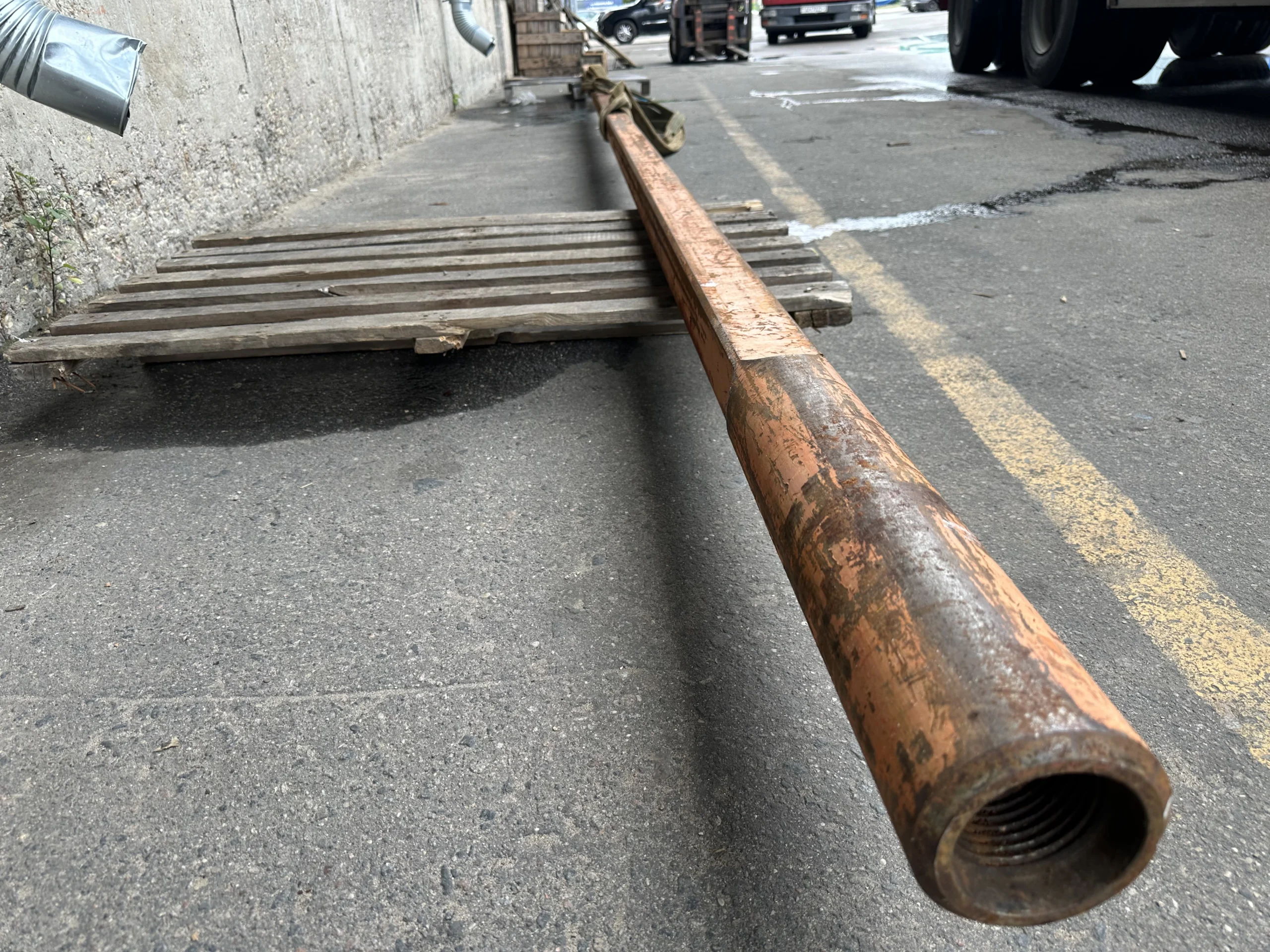 Рабочая труба, буровой квадрат на 1БА15