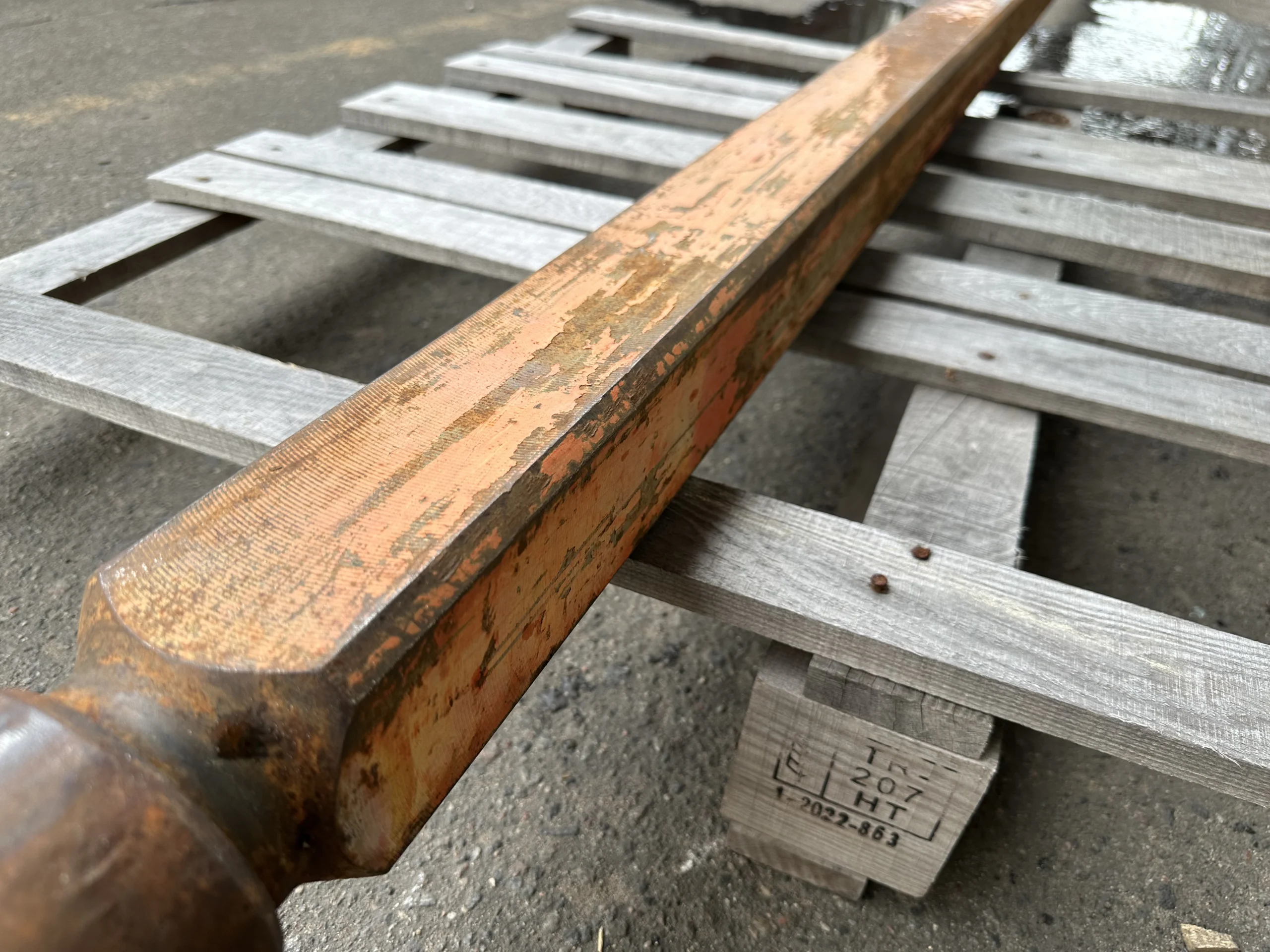 Рабочая труба, буровой квадрат на 1БА15