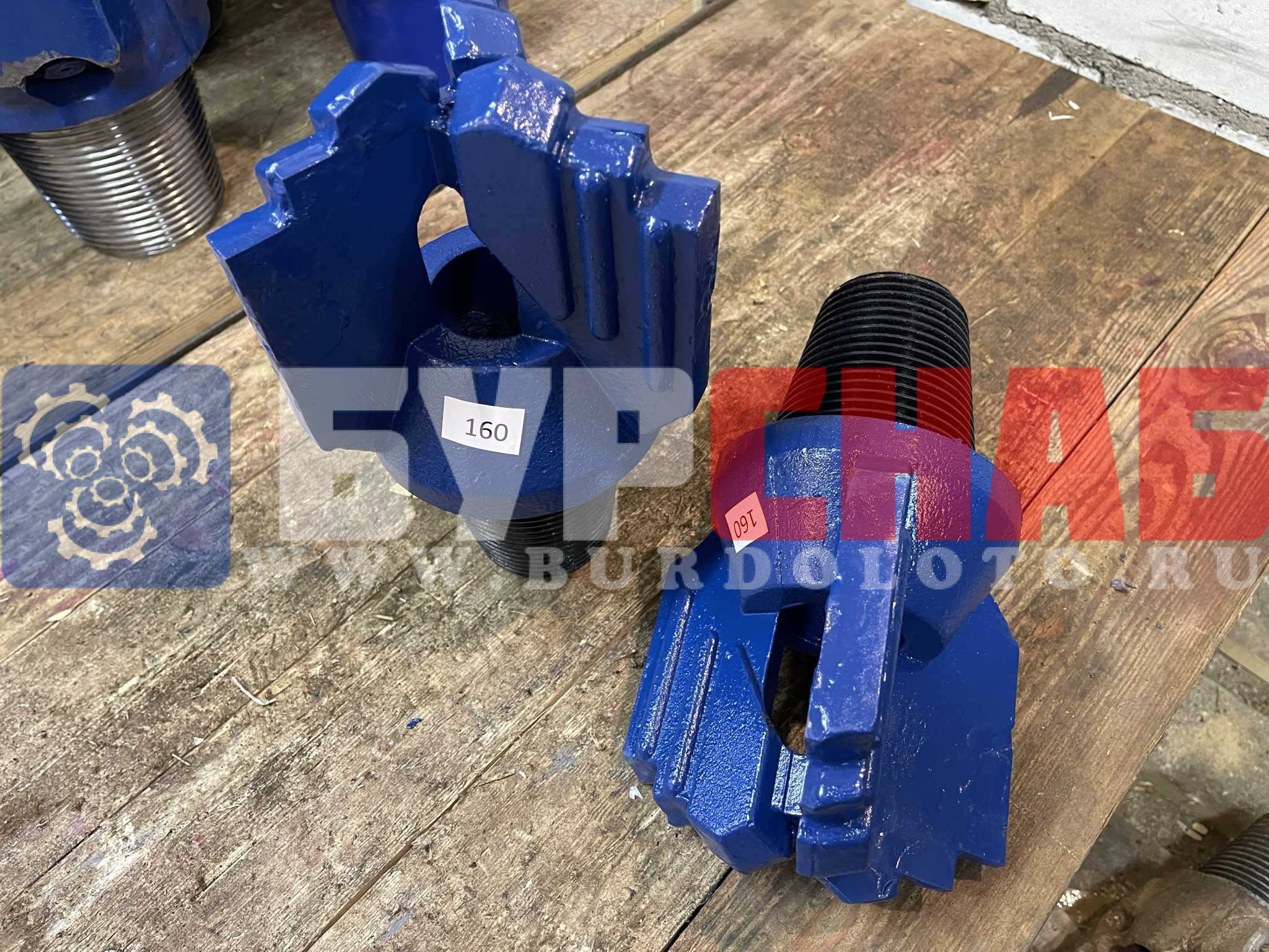 Долото трехлопастное ф160мм. (Импортное)