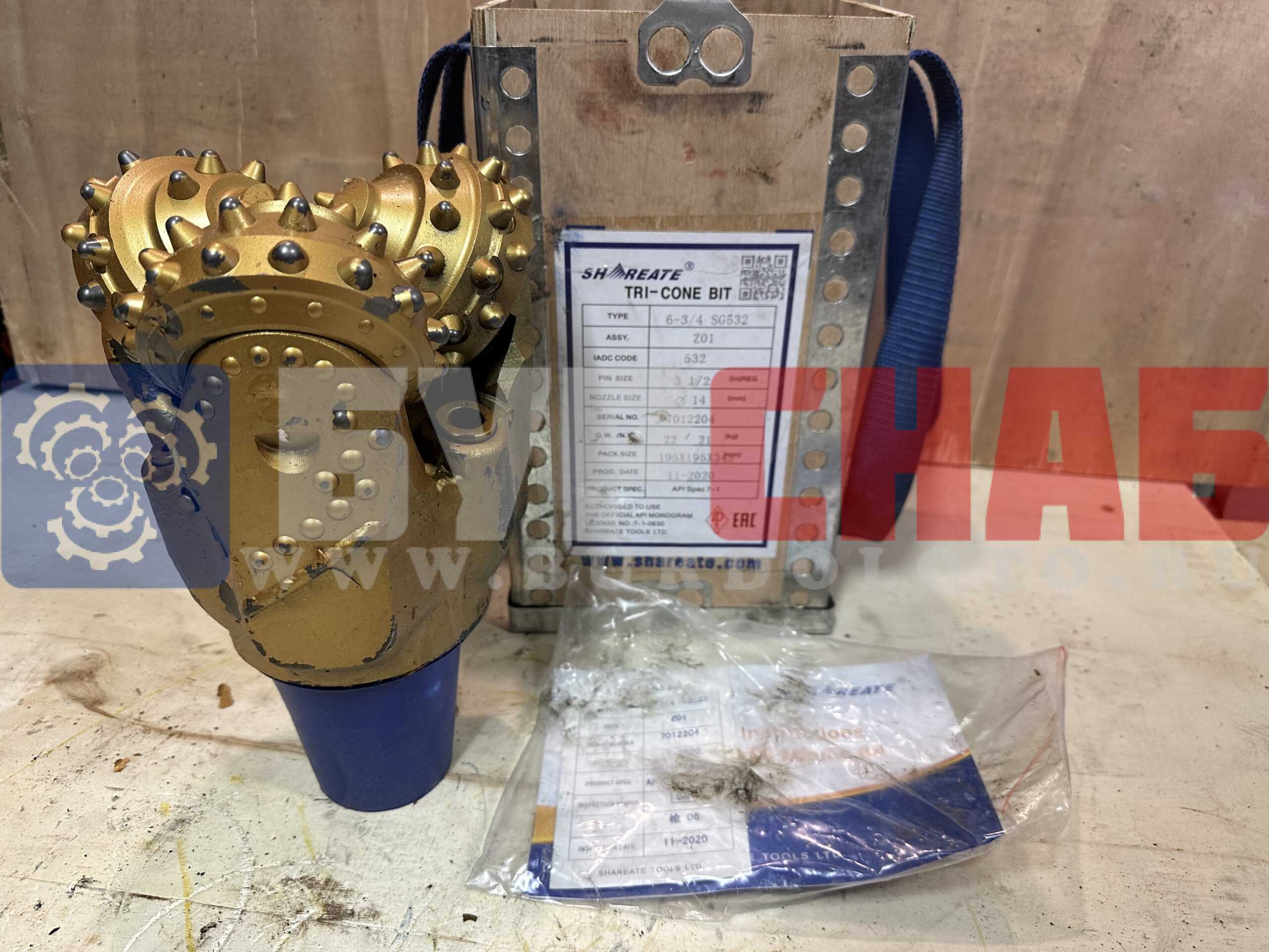 Долото шарошечное ф 171,4 SG532 (IADC 532)