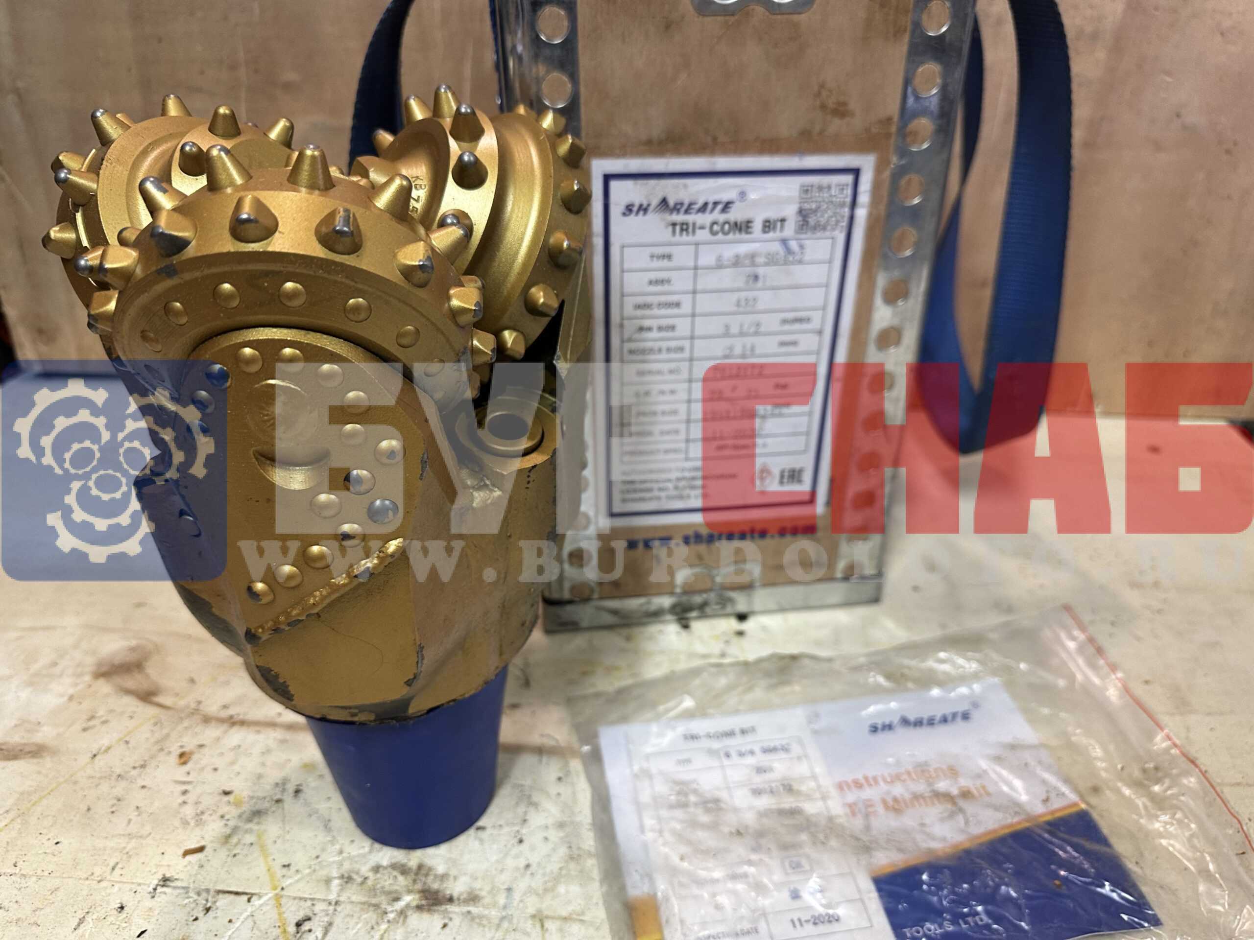 Долото шарошечное ф 171,4 SG532 (IADC 532)