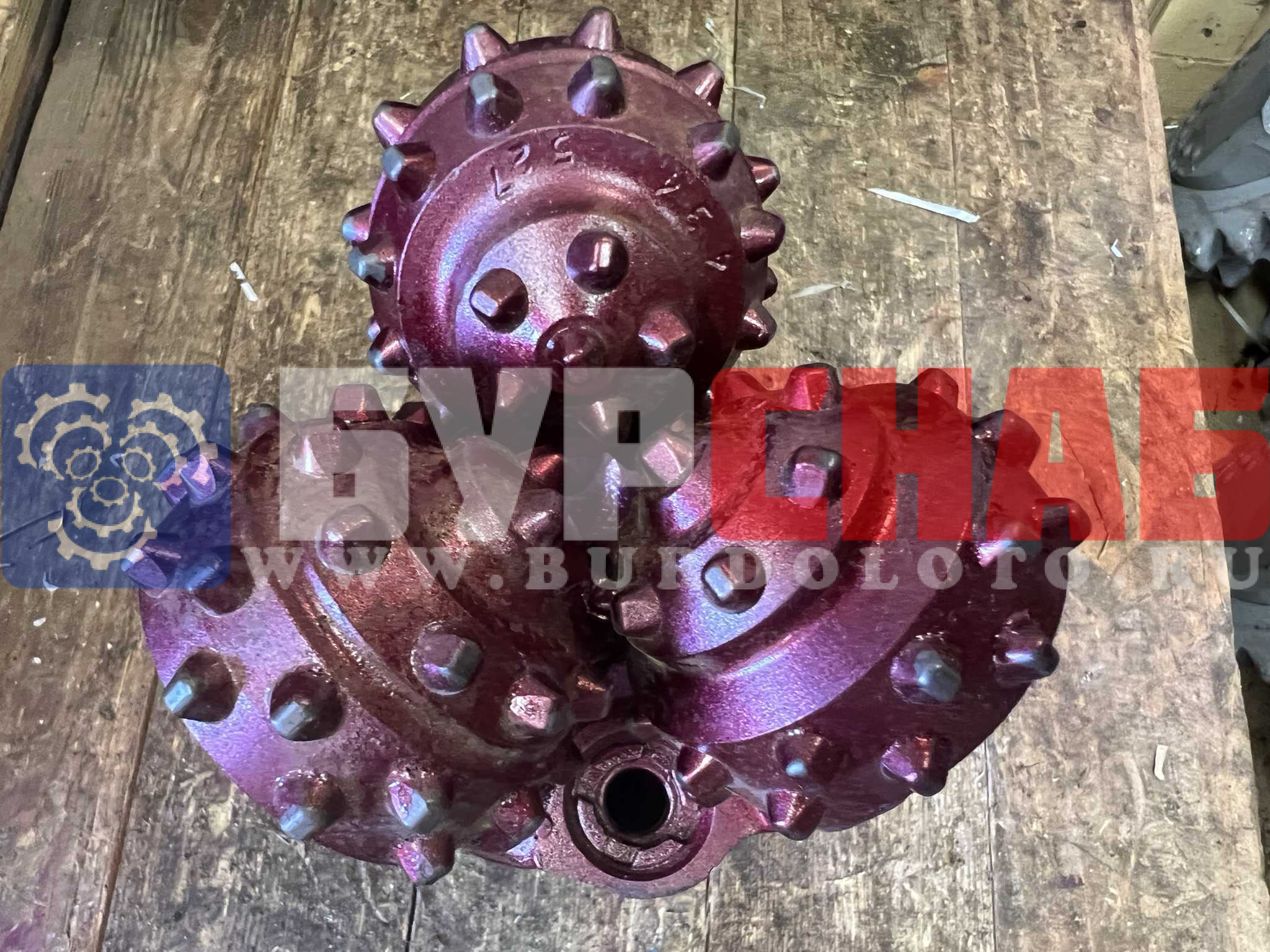 Долото шарошечное ф 123,8 KR537G (IADC537)