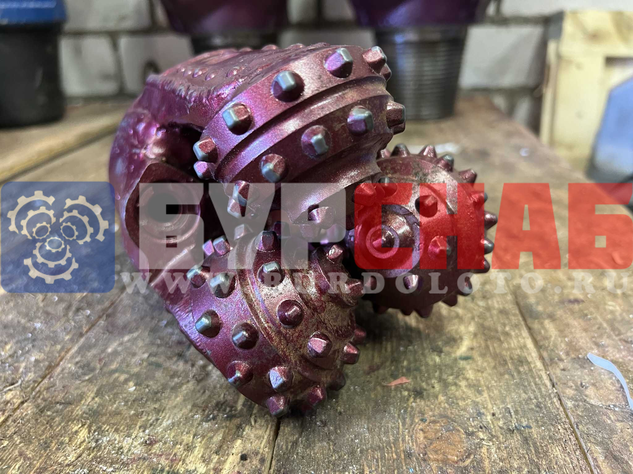 Долото шарошечное ф 123,8 KR537G (IADC537)